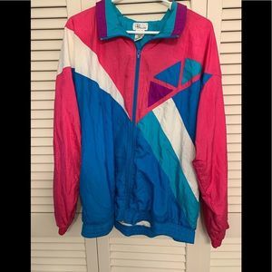 Vintage 80s windbreaker jacket